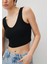 V Yaka Siyah Basic Crop Atlet 1612375-900 7