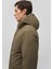 Kapüşonlu haki Parka 0110443-71544 6