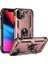 iPhone 13 Kılıf Sofya Yüzüklü Silikon Kapak - Rose - NEONX1352-4304 2