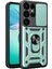 Samsung Galaxy S25 Ultra Kılıf Pars Lens Yüzüklü Silikon - Yeşil - NEONX7596-1158 1