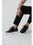Drew Model Hakiki Deri El Yapımı Erkek Siyah Sneakers Ayakkabı 1