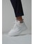 Drew Model Hakiki Deri El Yapımı Erkek Beyaz Sneakers Ayakkabı 2