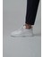 Drew Model Hakiki Deri El Yapımı Erkek Beyaz Sneakers Ayakkabı 3