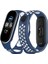 Xiaomi Mi Band 4 Spor Delikli Kordon - Lacivert-Beyaz - NEONX7846-6283 1