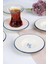 Porselen Vita Çay Tabağı Seti 12CM 6 Parça BNS6CTPRS1215 2