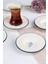 Porselen Vita Çay Tabağı Seti 12CM 6 Parça BNS6CTPRS1215 3