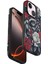 iPhone 14 Flower Series Magsafe Kapak - Siyah - NEONX4019-5963 1