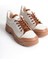 Vıvıenne Bağcıklı Ortopedik Taban Cilt Kadın Sneaker Ayakkabı Tt Krem 1
