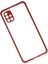 Samsung Galaxy A51 Kılıf Miami Şeffaf Silikon - Fuşya - NEONX8936-3685 3