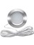 Gömme 15LED Rv Tekne Gömme Tavan Işığı 12V LED Işıkları Yuvarlak Şekil Ultra Ince Camper Iç Aydınlatma Küçük Downlight Kablo ile (Yurt Dışından) 1