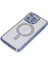 iPhone 15 Pro Kılıf Joke Simli Magneticsafe Kılıf - Mavi - NEONX1215-4064 3