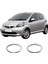 Toyota Aygo Uyumlu 2005 ve Üzeri Krom Sinyal Çerçevesi 2 Parça Paslanmaz Çelik 2