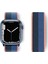 Apple Watch 38MM Hasırlı Cırtcırtlı Kordon - Siyah-Mavi - NEONX3174-5375 1