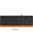 FK10 USB Kablolu Multimedia Klavye Turuncu 4