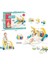 Nessiworld BIB6015 -Vardem Piyanolu 2 In 1 Bebek Yürüteci ve Tavşan Desenli Mavi Oyun Halısı 1