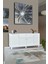 Arya Konsol 4 Kapaklı 1 Çekmeceli Beyaz Gold Detaylı 160x80x44 Cm 1