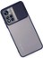 Xiaomi Redmi Note 11T Kılıf Palm Buzlu Kamera Sürgülü Silikon - Lacivert - NEONX6977-8856 2