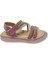 Bebe 241-25 Anatomik Simli Taşlı Cırtlı Kız Çocuk Sandalet 26-30 2