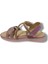 Bebe 241-25 Anatomik Simli Taşlı Cırtlı Kız Çocuk Sandalet 26-30 3