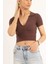 Polo Yaka Fitilli Crop 1