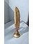 Vintage Tüylü Kalem Model Gold Biblo & 22 cm 2