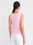 31764 Fermuar Detaylı Top-Toz Pembe 2