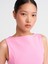 21001 Kayık Yaka Peplum Top-Pembe 3