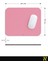 Pembe Renkli Ergonomik Mouse Pad - 23 cm x 19 cm - Kaydırmaz Taban Ev ve Ofis Kullanımı Için Ideal Fare Altlığı Mousepad 6