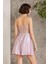 Saten Gecelik Sabahlık Pijama Takım Şort Takım 6'lı Gelin Çeyiz Seti - 6005 Rose 5