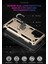 Oppo Reno 5 Lite Kılıf Sofya Yüzüklü Silikon Kapak - Gold - NEONX1245-3330 5