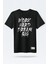"Work Hard Dream Big" Oversize Siyah Baskılı T-Shirt 3