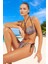 Desenli Bikini Takımı Esnek Kumaş Yaz Koleksiyonu Yüksek Konfor Hızlı Kuruyan Klora Dayanıklı 2