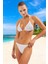Üçgen Bikini Takımı Şık Detaylı Esnek Kumaş Plaj ve Havuz Için Hızlı Kuruyan Ergonomik Kesim 1