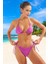 Parlak Üçgen Bikini Takımı Klora Dayanıklı Ergonomik Kesim Premium Kalite 2