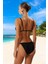 Üçgen Bikini Takımı Yaz Koleksiyonu Su Sporları Için Premium Kalite Esnek Kumaş 3