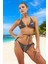 Üçgen Desenli Bikini Takımı Özel Tasarım Yaz Koleksiyonu Premium Kalite Esnek Kumaş 2