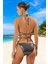 Üçgen Desenli Bikini Takımı Özel Tasarım Yaz Koleksiyonu Premium Kalite Esnek Kumaş 3