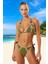 Üçgen Bikini Takımı Klora Dayanıklı Ergonomik Kesim Esnek Kumaş Şık Detaylı 2