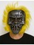 - Metal Kafatası Sarı Saçlı Iskelet Maske 1
