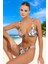Desenli Üçgen Bikini Takımı Ergonomik Kesim Özel Tasarım Yüksek Konfor 2