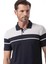 Yatay Çizgi Desenli Polo T-Shirt 2