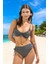 Bağlamalı Simli Bikini Takımı Özel Tasarım Klora Dayanıklı Hızlı Kuruyan 1