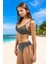 Bağlamalı Simli Bikini Takımı Özel Tasarım Klora Dayanıklı Hızlı Kuruyan 2