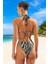 Desenli Üçgen Bikini Takımı Ergonomik Kesim Klora Dayanıklı Yaz Koleksiyonu Hızlı Kuruyan 3