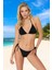 Üçgen Bikini Takımı Şık Detaylı Esnek Kumaş Plaj ve Havuz Için Hızlı Kuruyan Ergonomik Kesim 2