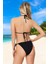 Üçgen Bikini Takımı Şık Detaylı Esnek Kumaş Plaj ve Havuz Için Hızlı Kuruyan Ergonomik Kesim 3