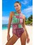 Halter Desenli Mayo Deniz Kıyafeti Premium Kalite Hızlı Kuruyan Yüksek Konfor Su Sporu 1