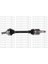 01010355 Aks Sol Komple Expert P806 Jumpy Evasıon (Dıs Freze 27 Ic Freze 37 Boy 641MM) XUD9TE 1.9td Abslı 48 Dıs < 01 1