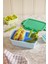 Plastik Lunchbox - Mavi ve Yeşil 2