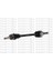 01010393 Aks Sol Komple P406 Em (Dıs Freze 25 Ic Freze 24 Boy 619MM) XU10J4R (2.0 16V) XUD9TE Abslı 29 Dıs 99>ı 1